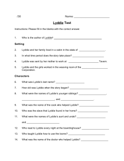 Lyddie Test