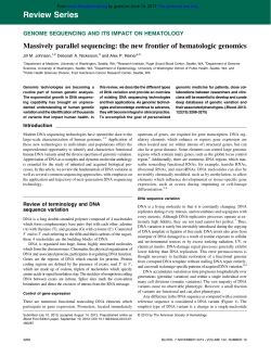 Review Series - Blood Journal