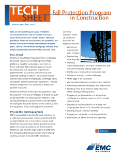 Fall Protection Program in Construction