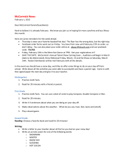 McCormick News - Milford Schools