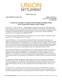 to PDF - Union Settlement