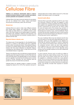 Cellulose Fibre - German Cancer Research Center