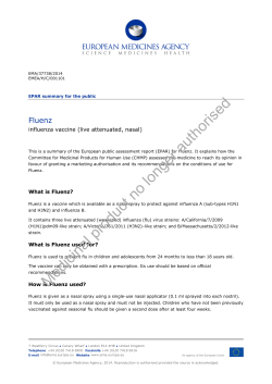 EPAR summary for the public - EMA