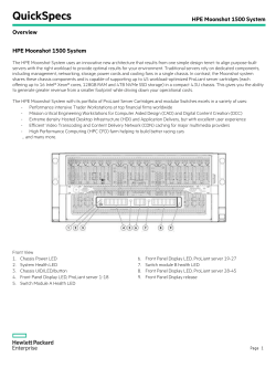 HPE Moonshot 1500 System