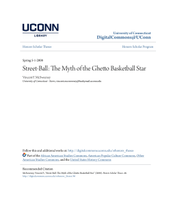 Street-Ball: The Myth of the Ghetto Basketball Star