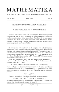 Isotropic surface area measures