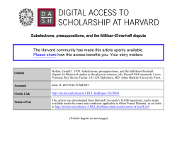 Full Text - Digital Access to Scholarship at Harvard