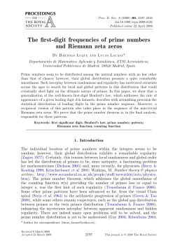 The first-digit frequencies of prime numbers and Riemann zeta zeros
