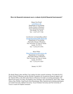 How do financial statement users evaluate hybrid financial