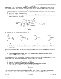 Exam 1 SOLUTION
