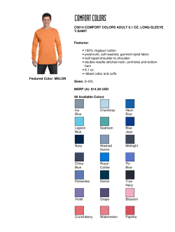 Featured Color: MELON C6014 COMFORT