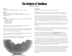 The Science of Seedless