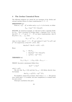 The Jordan form - Number Theory Web