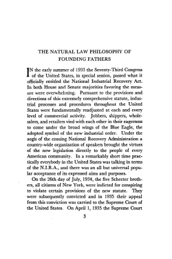 Natural Law Philosophy of Founding Fathers, The
