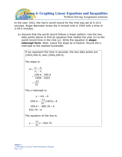 Chapter 2: Quiz - Duke TIP