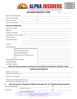 bid bond request form