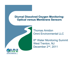 Diurnal Dissolved Oxygen Monitoring