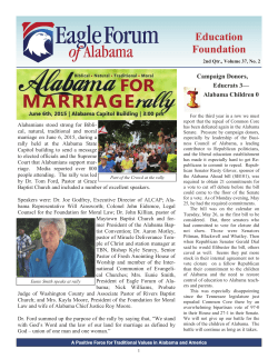 2015 2nd qtr Eagle Forum News