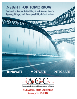 insight for tomorrow - Associated General Contractors of Iowa