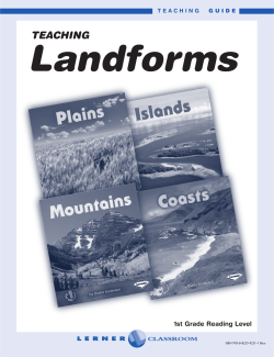 Teaching Landforms - Lerner Publishing