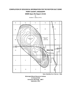 to view the report - Mississippi Mineral Resources Institute