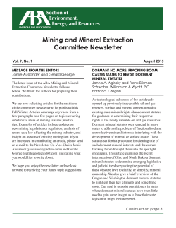 Fracking Boom Causes States To Revisit Dormant Mineral Statutes