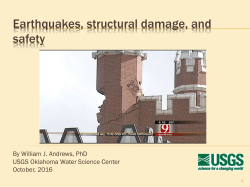 Earthquakes, structural damage, and safety