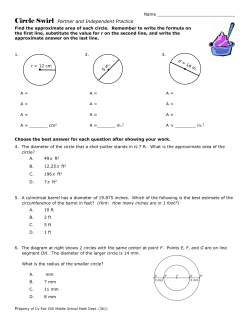 7 &pi; ft2 - TeacherWeb