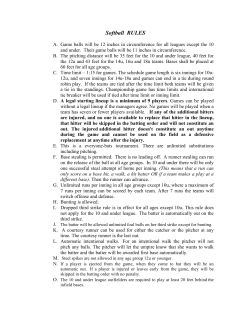 FAAST softball rules