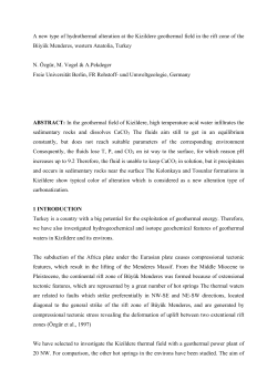 A new type of hydrothermal alteration at the Kizildere geothermal