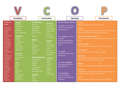 Politics VCOP Placemat