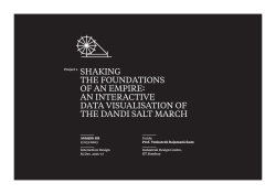 Shaking the Foundations of an Empire: Visualising the Dandi Salt