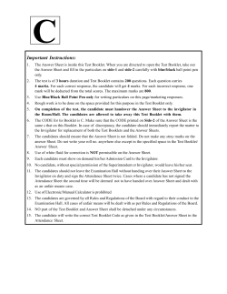 cbse preliminary solutions - 2012