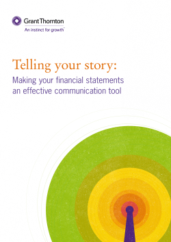 Telling your story - Grant Thornton International