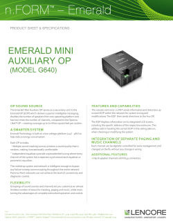 Emerald Mini Auxiliary OP