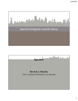 slideshow - The Law Office of Derrick J. Hensley, PLLC