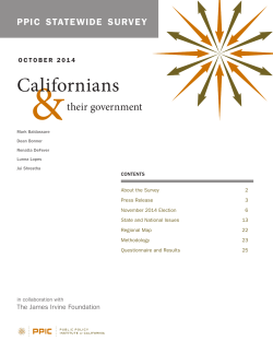 Californians and Their Government