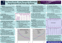 Too many zeros: using habitus to estimate long-term time