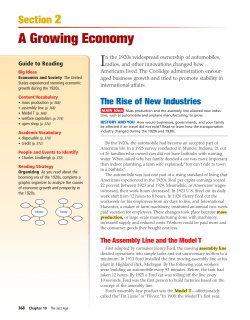 A Growing Economy