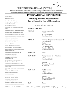 Conference sponsored by the city of Venice