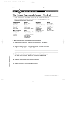 The United States And Canada: Physical