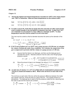 PHYS 102 Practice Problems Chapters 13-15