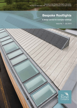 Bespoke Rooflights - Building Products Index