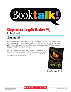 Chupacabra (Cryptid Hunters #3)