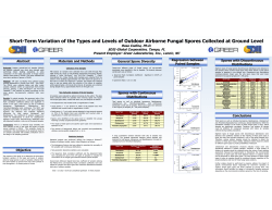 Short-Term Variation of the Types and Levels of Outdoor Airborne