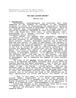 HOW DOES CULTURE MATTER? - Students Offering Support