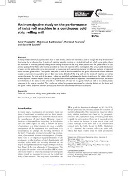 An investigative study on the performance of twist roll machine in a