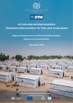 tracking displacement in the lake chad basin