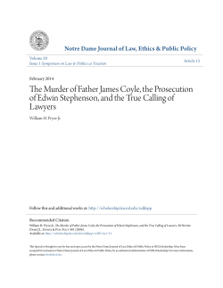 The Murder of Father James Coyle, the