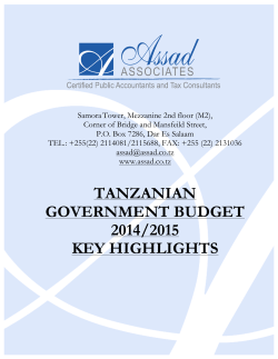 Government budget 2014